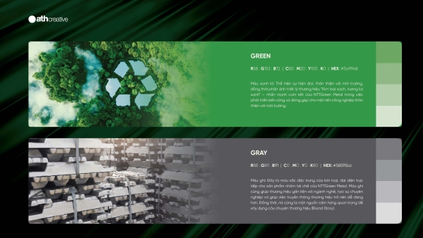 THIẾT KẾ BỘ NHẬN DIỆN THƯƠNG HIỆU NTTGREEN METAL